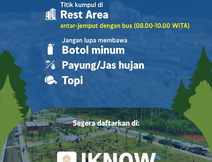 Libur Paskah di IKN, Masyarakat Diajak Berlibur Sambil Menanam Pohon di Hutan Hujan Tropis