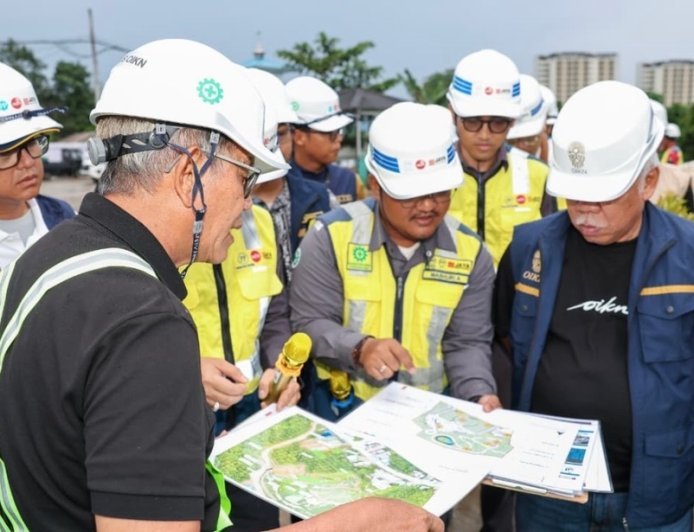 Basuki Hadimuljono Tinjau Proyek Polresta IKN