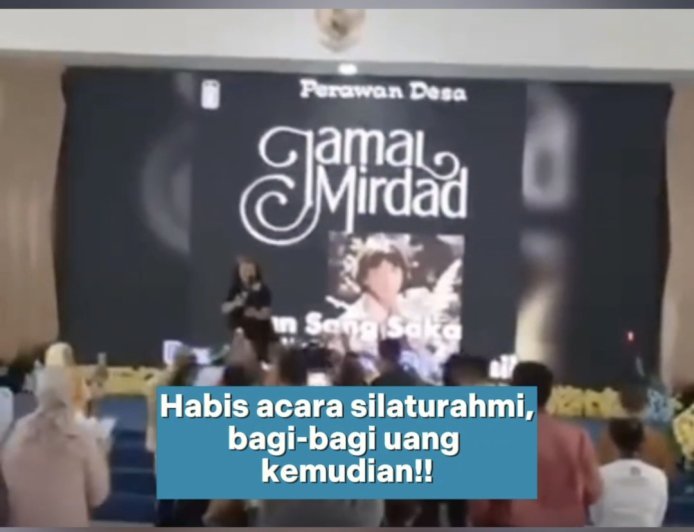 Habis Silaturahmi, Bagi-bagi Duit Kemudian