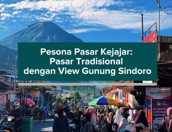 Pesona Pasar Kejajar: Pasar Tradisional dengan View Gunung Sindoro