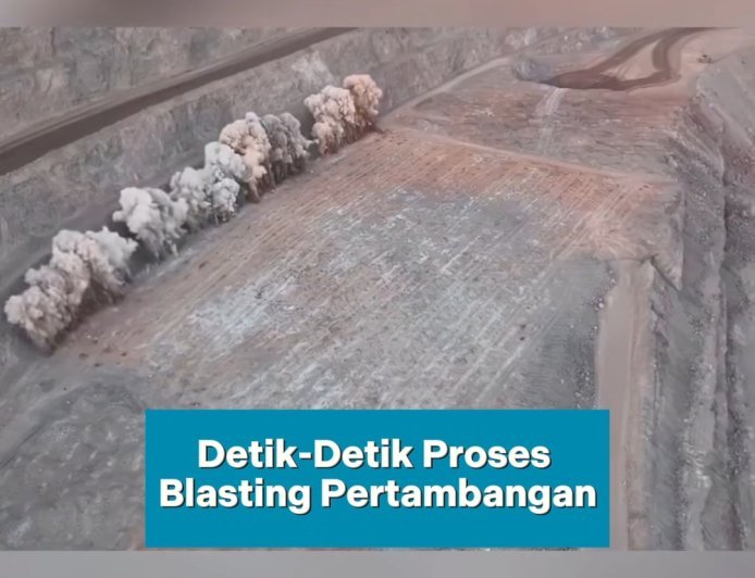 Detik-detik Proses Blasting Pertambangan