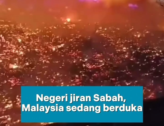 Negeri jiran Sabah, sedang berduka