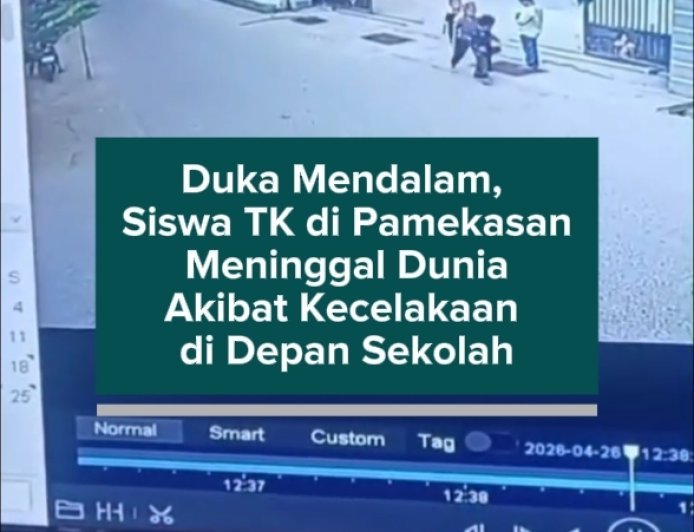 Duka Mendalam, Siswa TK di Pamekasan Meninggal Dunia Akibat Kecelakaan di Depan Sekolah