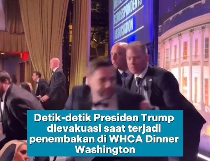 Detik-detik menegangkan Donald Trump Dit3mb@k