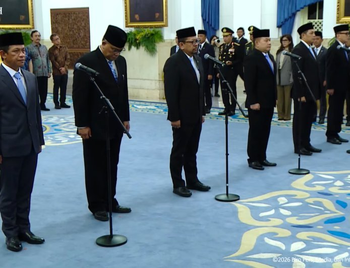 Presiden Prabowo Lantik Enam Pejabat Strategis Baru