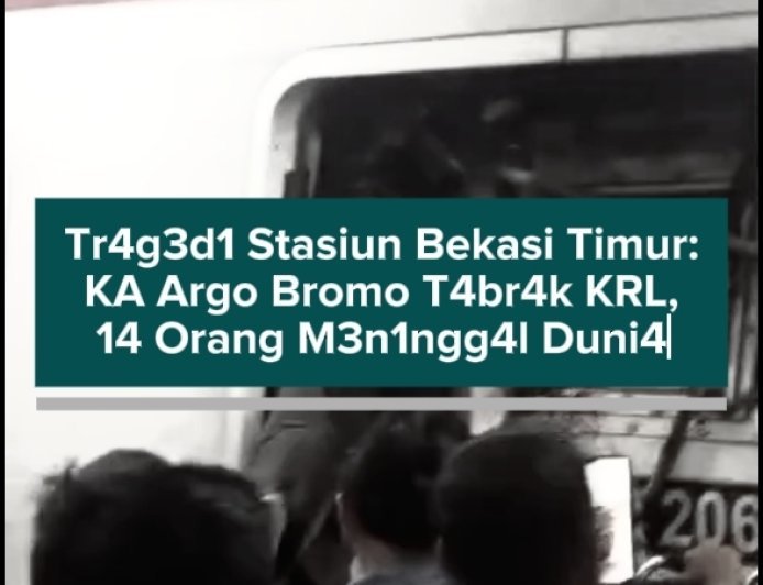 Tr4g3di Stasiun Bekasi Timur: KA Argo Bromo T4br4k KRL, 14 Orang M3ningg4l Duni4