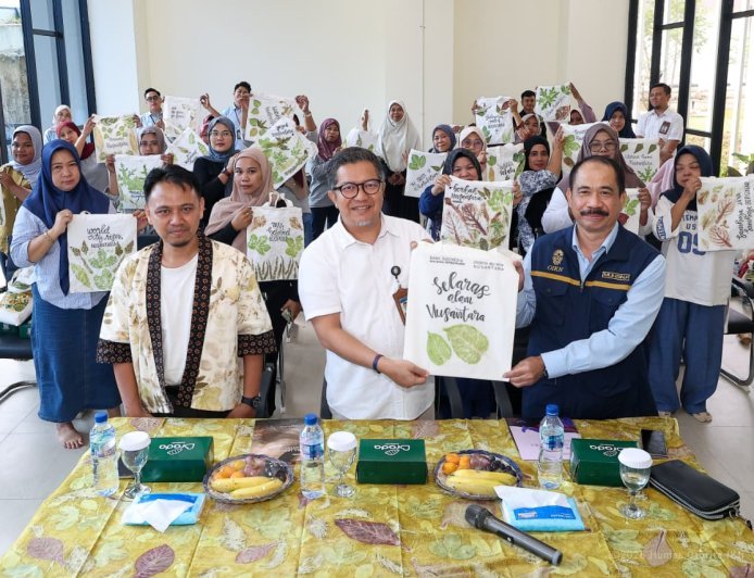 OIKN dan Bank Indonesia Perkuat Ekonomi Kreatif IKN Lewat Pelatihan Ecoprint