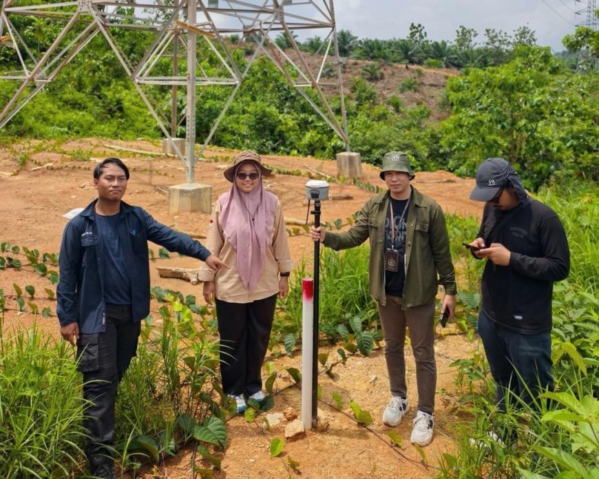 PLN UIP KLT dan Kantah Berau Rampungkan Pemetaan Jalur SUTT Tanjung Redeb – Talisayan