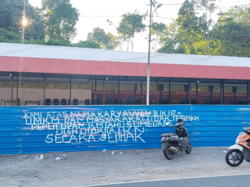 Kembalikan Hutan Konservasi Bukit Suharto, OIKN Tutup Warung Tahu Sumedang di KM 50 Samboja