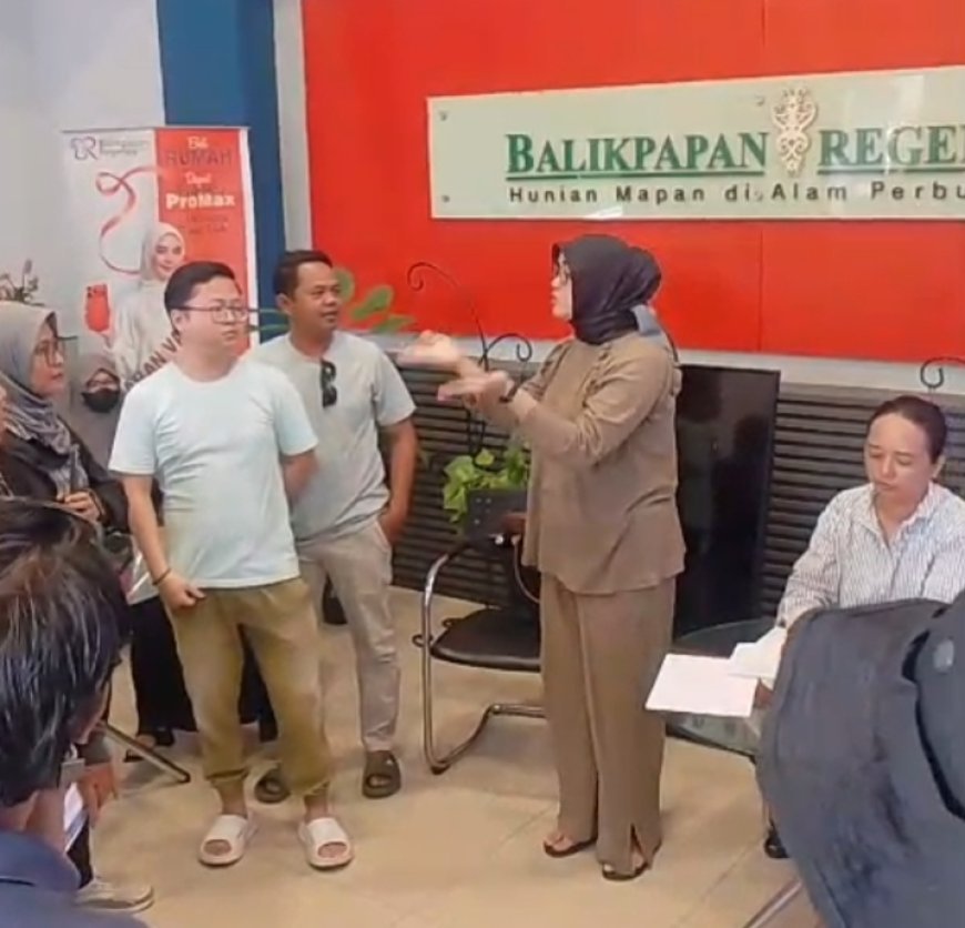 Bertahun-tahun Tak Dibangun, Puluhan Konsumen Balikpapan Regency Geruduk Kantor Developer