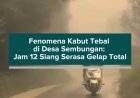Fenomena Kabut Tebal di Desa Sembungan: Jam 12 Siang Serasa Gelap Total