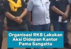 Organisasi RKB Lakukan Aksi Didepan Kantor Pama Sangatta