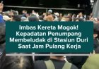 Imbas Kereta Mogok! Kepadatan Penumpang Membeludak di Stasiun Duri Saat Jam Pulang Kerja