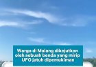 Benda Mirip UFO Jatuh di Jawa Timur