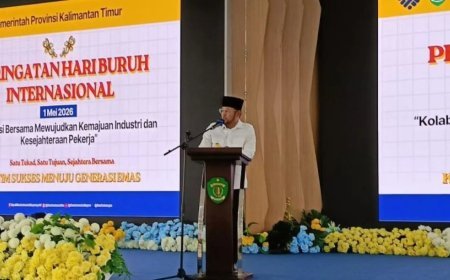 Rayakan May Day Tanpa Demo, Buruh dan Pemprov Kaltim Duduk Dialog Gelar Terbuka