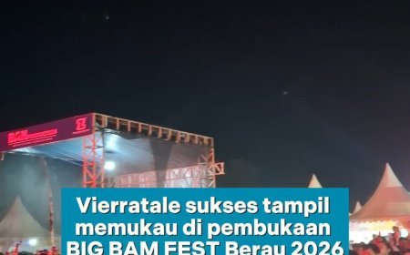 Vierratale Sukses Tampil Memukau di BigBam Fest Berau 2026