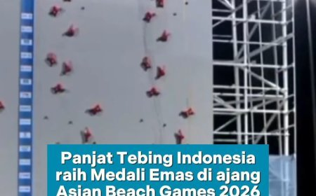 Gemuruh prestasi dari arena Asian Beach Games 2026.