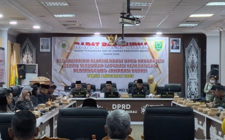 DPRD Berau Sampaikan  Rekomendasi LKPJ 2025: Soroti Krisis Obat hingga Hilirisasi CPO