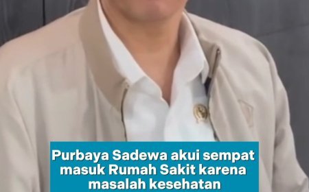 Purbaya Akui Sempat Masuk Rumah Sakit
