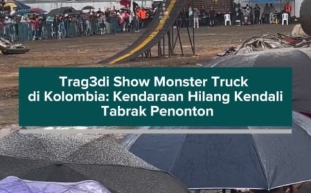 Tragedi Show Monster Truck di Kolombia: Kendaraan Hilang Kendali Tabrak Penonton