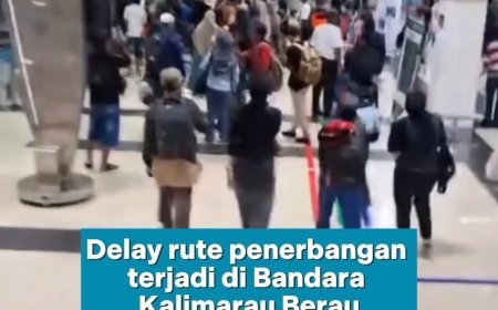 Penumpang di Bandara Kalimarau Berau Delay Berjam-Jam