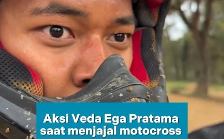 Veda Ega Pratama Jajal Motocross
