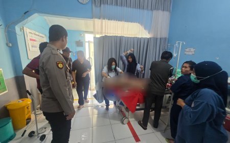 Sadis ! Suami di Berau Nekat Tabrak dan Bacok Istri