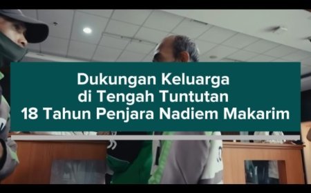 Dukungan Keluarga di Tengah Tuntutan 18 Tahun Penjara Nadiem Makarim