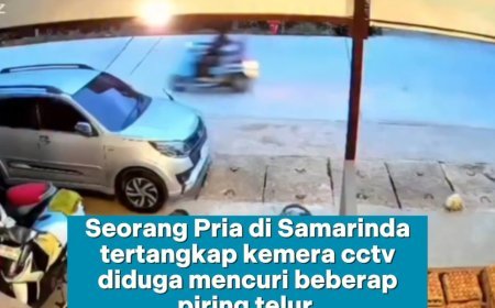 Aksi Pencurian Telur Jelang Magrib di Damanhuri 2 Terekam CCTV!