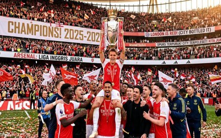 Buka Puasa Gelar 22 Tahun! Arsenal Resmi Juara Liga Inggris 2025/2026