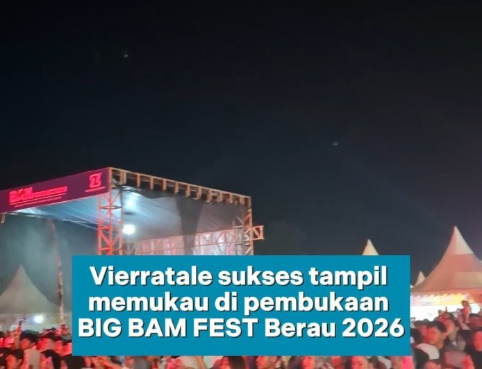 Vierratale Sukses Tampil Memukau di BigBam Fest Berau 2026