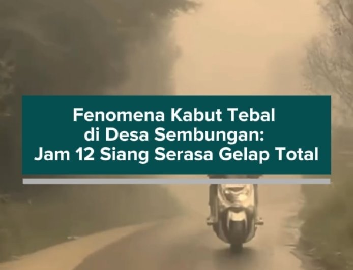 Fenomena Kabut Tebal di Desa Sembungan: Jam 12 Siang Serasa Gelap Total