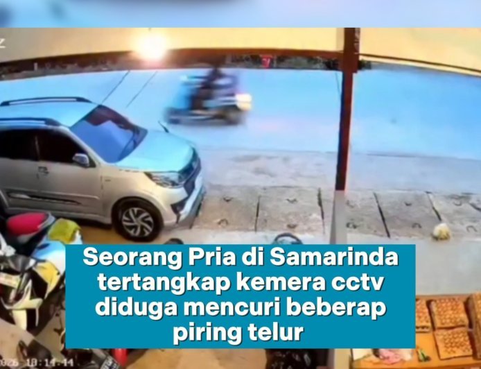 Aksi Pencurian Telur Jelang Magrib di Damanhuri 2 Terekam CCTV!