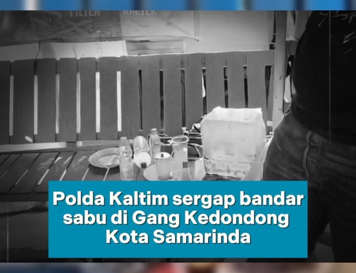 Polda Kaltim Gerebek Sarang Narkoba di Gang Kedondong Samarinda, Dua Tersangka dan 182 Poket Sabu Diamankan