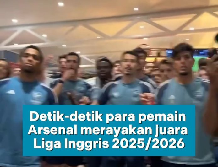 Arsenal FC berhasil mengunci gelar juara Premier League musim 2025/2026