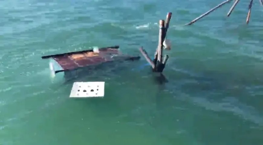 Polsek Pulau Derawan Amankan Kapal Motor Terkait Perusakan Bagan Nelayan di Tanjung Batu