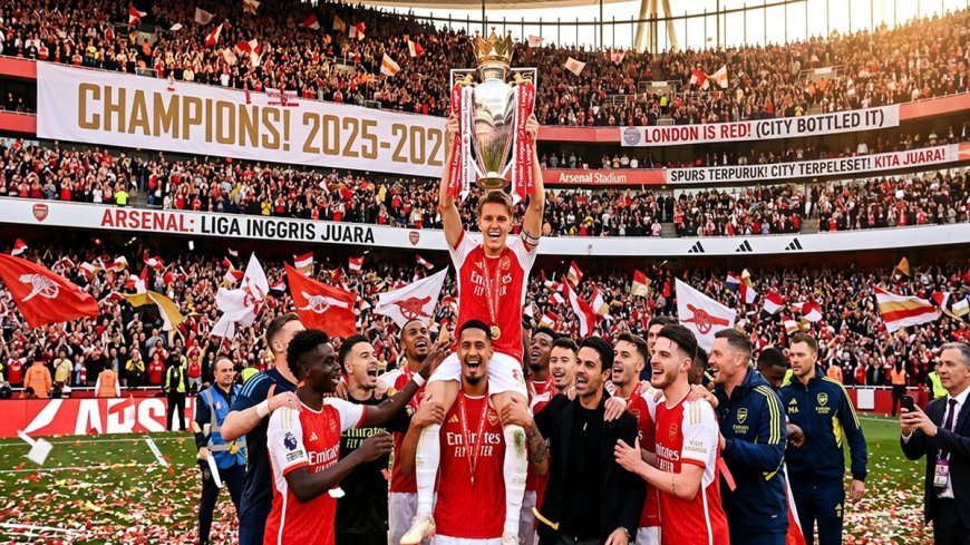 Buka Puasa Gelar 22 Tahun! Arsenal Resmi Juara Liga Inggris 2025/2026