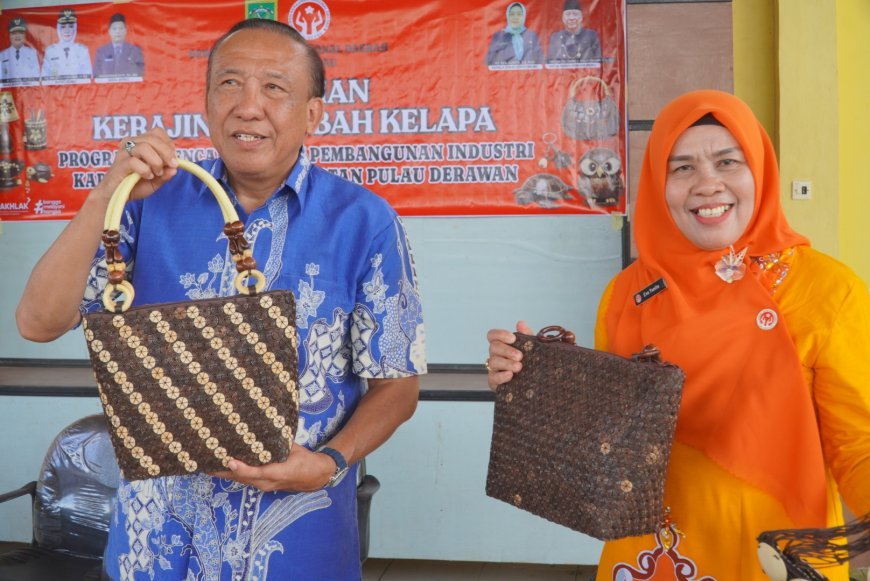 Derawan Gelar Pelatihan Kerajinan Limbah Kelapa, Dorong Industri Kreatif Pesisir