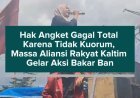 Hak Angket Memanas, Aliansi Rakyat Kaltim Gelar Mimbar Bebas dan Soroti Dugaan Represivitas Aparat
