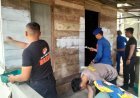 Menyambut HUT Bhayangkara Ke 80 Brimob Berau Lakukan Bedah Rumah Warga