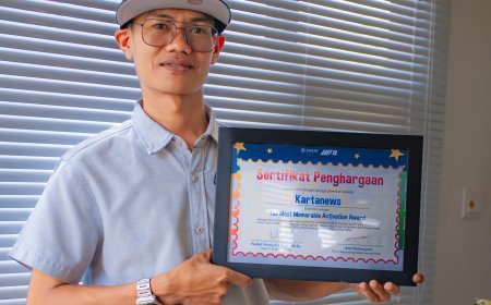 Kartanews.com Raih Penghargaan Nasional The Most Memorable Award di Universitas Indonesia