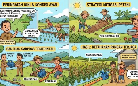 Kaltim Siapkan Strategi Hadapi Musim Kemarau Bulan Agustus