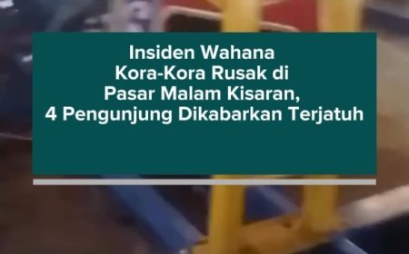 Insiden Wahana Kora-Kora Rusak di Pasar Malam Kisaran, 4 Pengunjung Dikabarkan Terjatuh