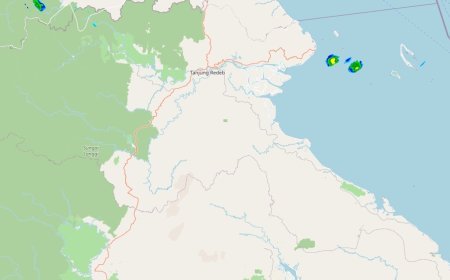 Potensi Hujan Ringan di Perairan Pulau Derawan, Daratan Berau Dominan Cerah Berawan