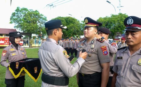 45 Personel Polres Berau Resmi Naik Pangkat, Siap Dongkrak Pelayanan Presisi di Bumi Batiwakkal