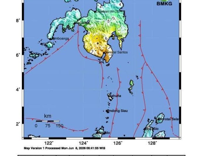 Gempa M7,7 di Filipina: Berau Masuk Status WASPADA Tsunami, Warga Diimbau Jauhi Pantai dan Sungai