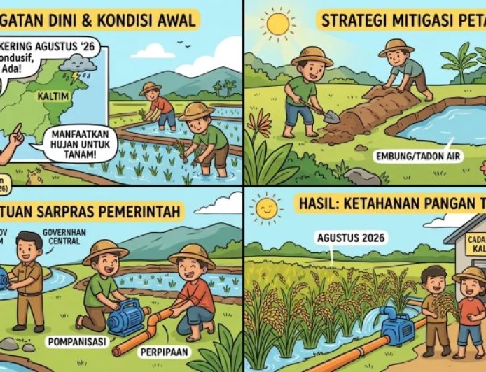 Kaltim Siapkan Strategi Hadapi Musim Kemarau Bulan Agustus