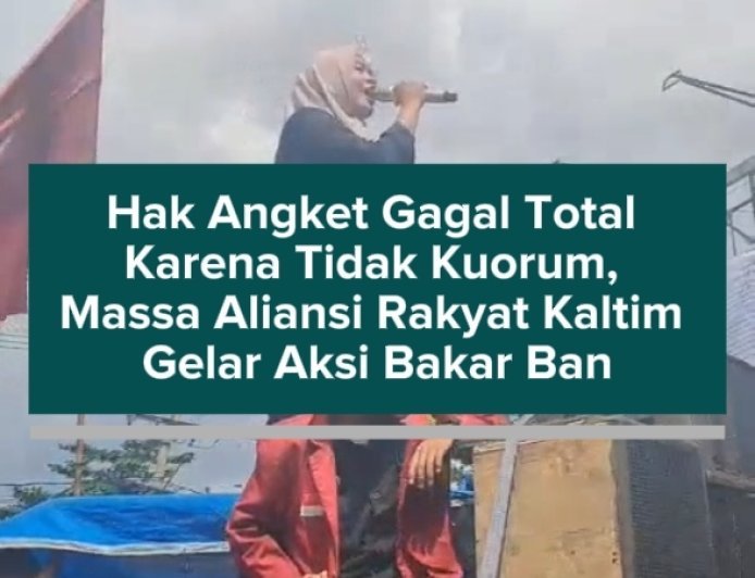 Hak Angket Memanas, Aliansi Rakyat Kaltim Gelar Mimbar Bebas dan Soroti Dugaan Represivitas Aparat
