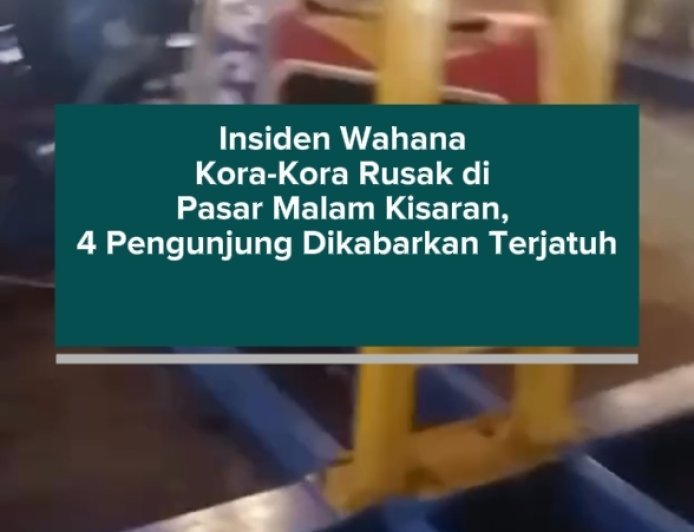 Insiden Wahana Kora-Kora Rusak di Pasar Malam Kisaran, 4 Pengunjung Dikabarkan Terjatuh