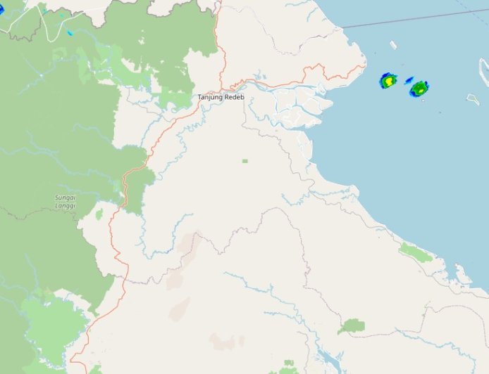 Potensi Hujan Ringan di Perairan Pulau Derawan, Daratan Berau Dominan Cerah Berawan